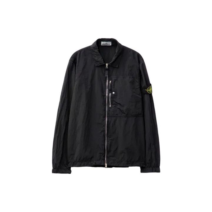 Stone Island Stone Island Black Long Sleeve Zip Jacket Size US L / EU 52-54 / 3 - 2 Thumbnail