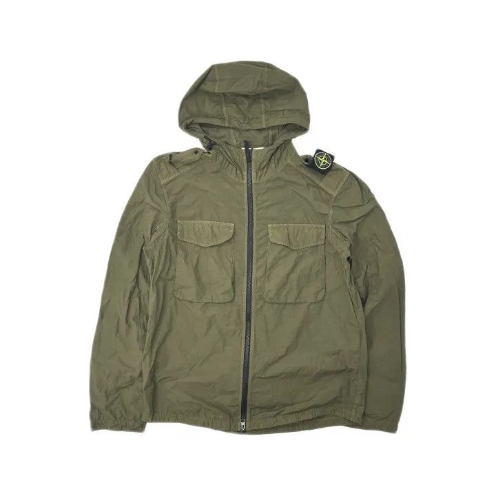 Stone Island Stone Island Naslan Light Hooded Shirt Jacket Size US M / EU 48-50 / 2 - 2 Thumbnail