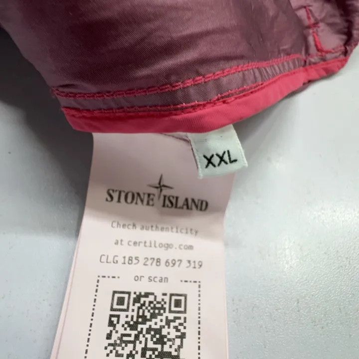 Stone Island Stone Island Red Long Sleeve Zip Jacket Size US XXL / EU 58 / 5 - 5 Thumbnail