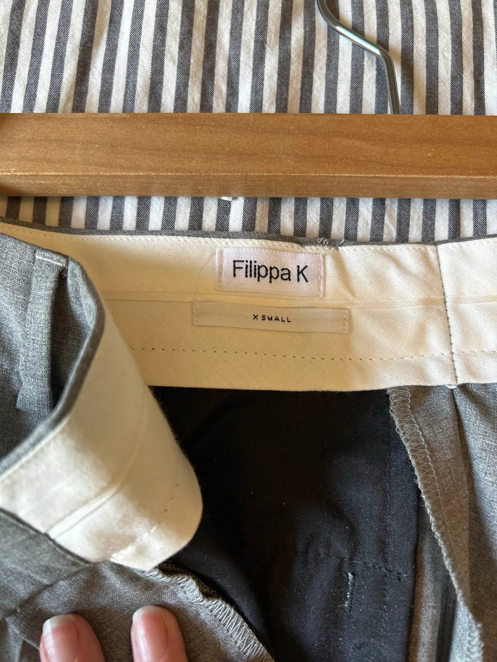 Filippa K Filippa K Emma Wool Trousers Pants Size 25" / US 0 / IT 36 - 2 Thumbnail
