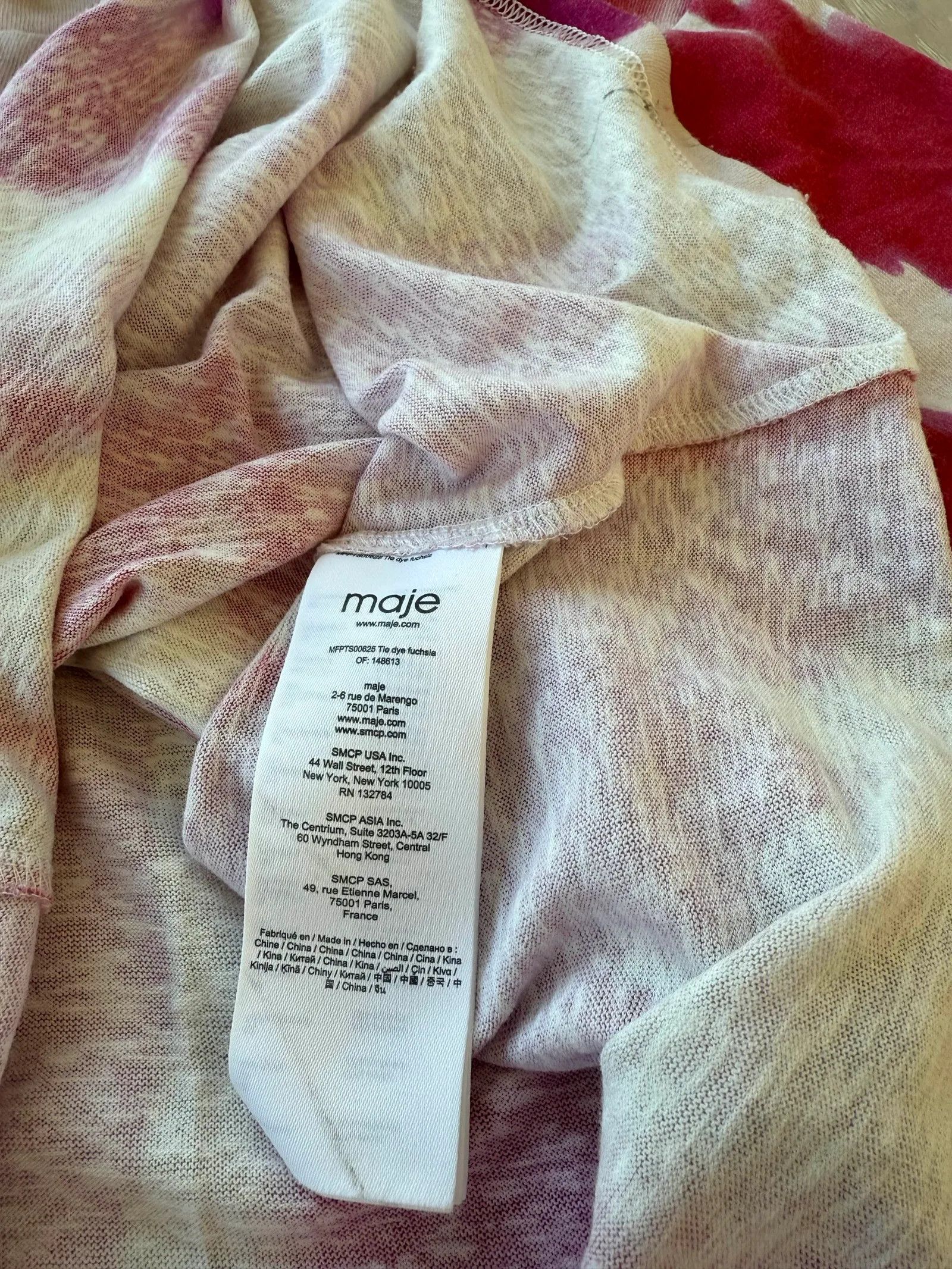 Maje Maje Short Sleeve T-shirt Size XS / US 0-2 / IT 36-38 - 3 Thumbnail