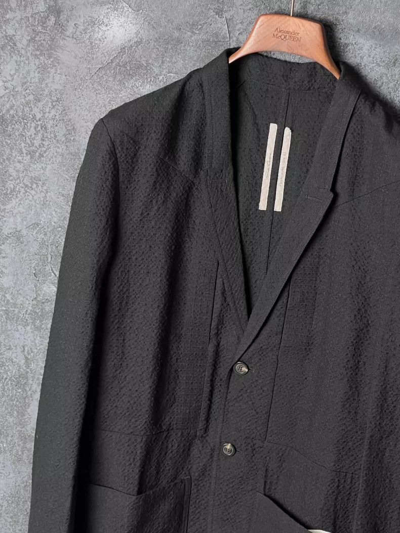 Rick Owens Rick Owens Black Casual Blazer with Pockets-dmc Size US M / EU 48-50 / 2 - 5 Thumbnail