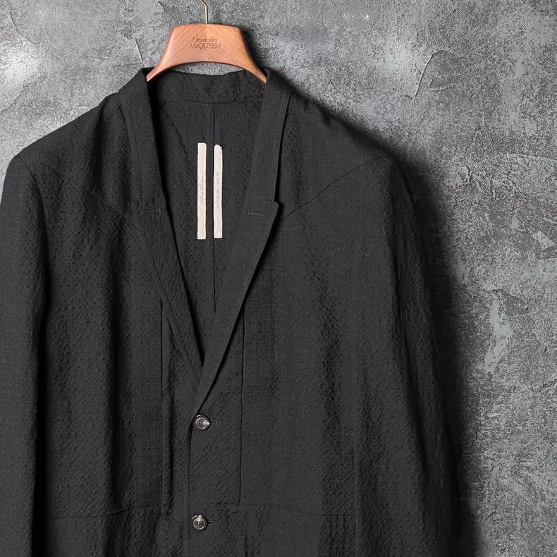 Rick Owens Rick Owens Black Casual Blazer with Pockets-dmc Size US M / EU 48-50 / 2 - 3 Thumbnail