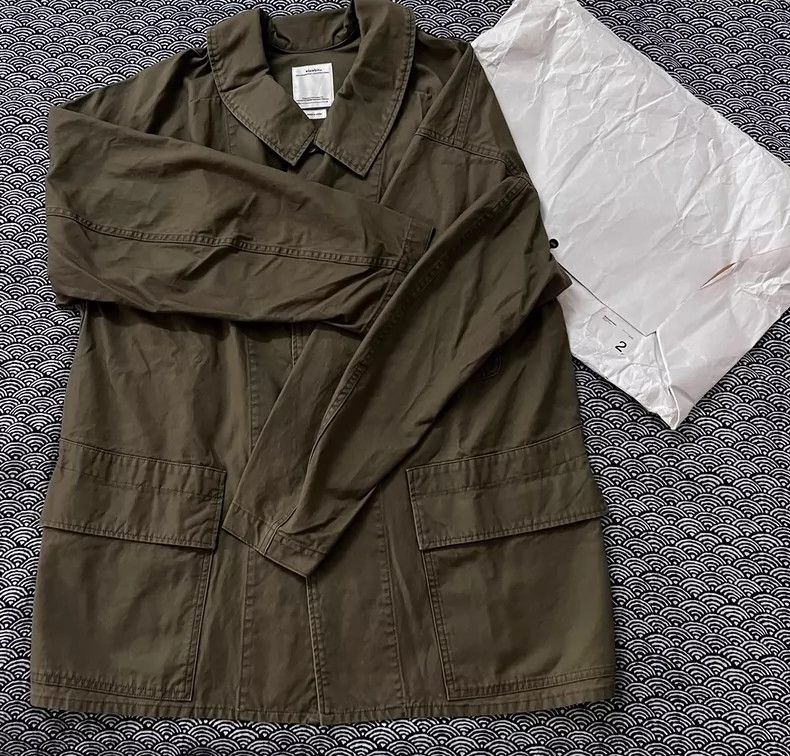 Visvim visvim travail conoid coverall in olive-dmc Size US L / EU 52-54 / 3 - 3 Thumbnail