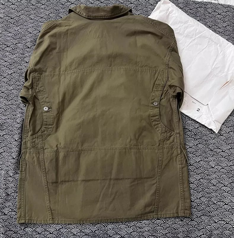 Visvim visvim travail conoid coverall in olive-dmc Size US L / EU 52-54 / 3 - 5 Thumbnail
