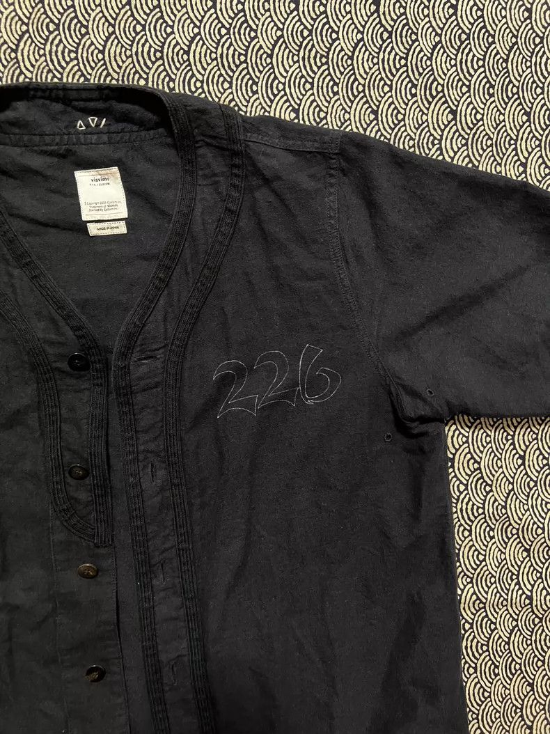 Visvim Visvim Dugout Baseball Shirt with Short Sleeves-dmc Size US M / EU 48-50 / 2 - 3 Thumbnail