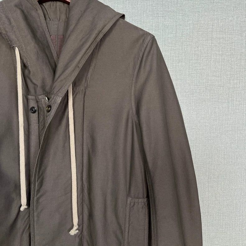 Rick Owens brown hooded draped long coat by rick owens-dmc Size US XS / EU 42 / 0 - 3 Thumbnail