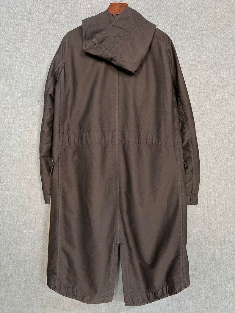 Rick Owens brown hooded draped long coat by rick owens-dmc Size US XS / EU 42 / 0 - 2 Thumbnail