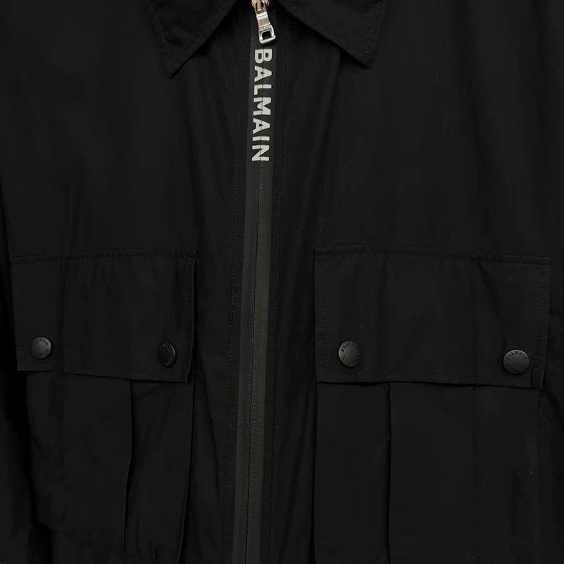 Balmain balmain logo utility pocket zip shirt jacket-dmc Size US L / EU 52-54 / 3 - 2 Thumbnail