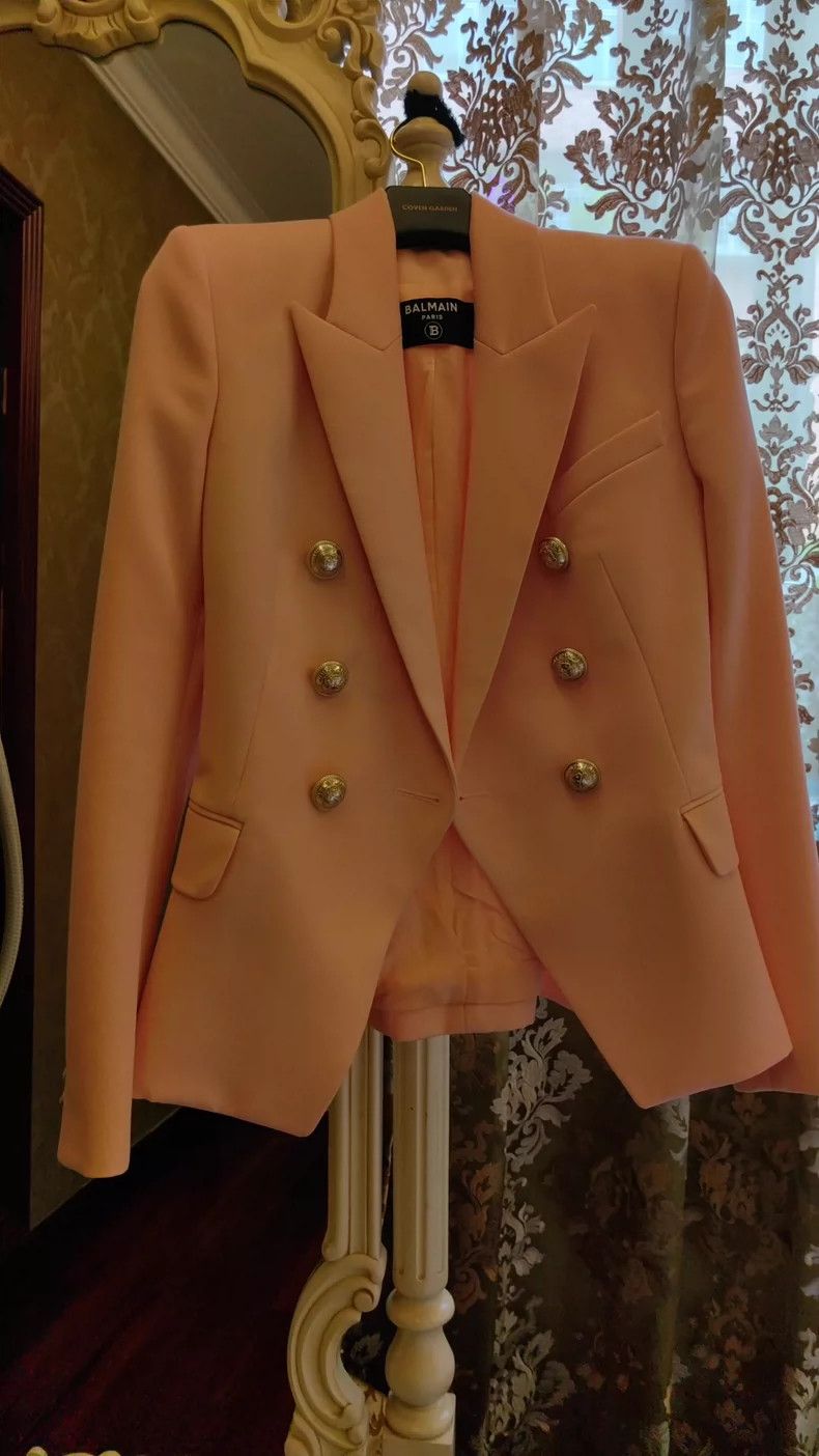 Balmain balmain double-breasted gold-button jacket-dmc Size US XS / EU 42 / 0 - 4 Thumbnail