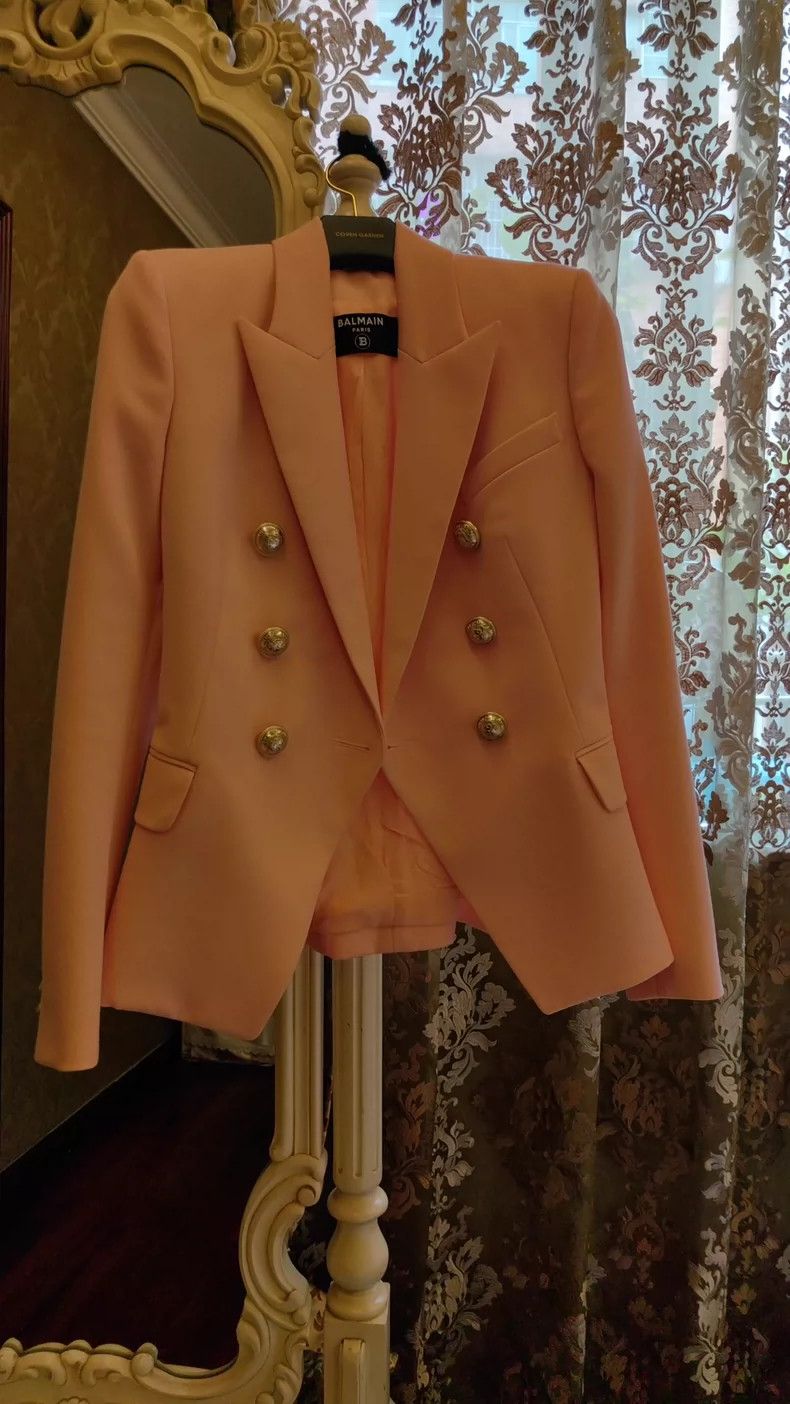 Balmain balmain double-breasted gold-button jacket-dmc Size US XS / EU 42 / 0 - 2 Thumbnail