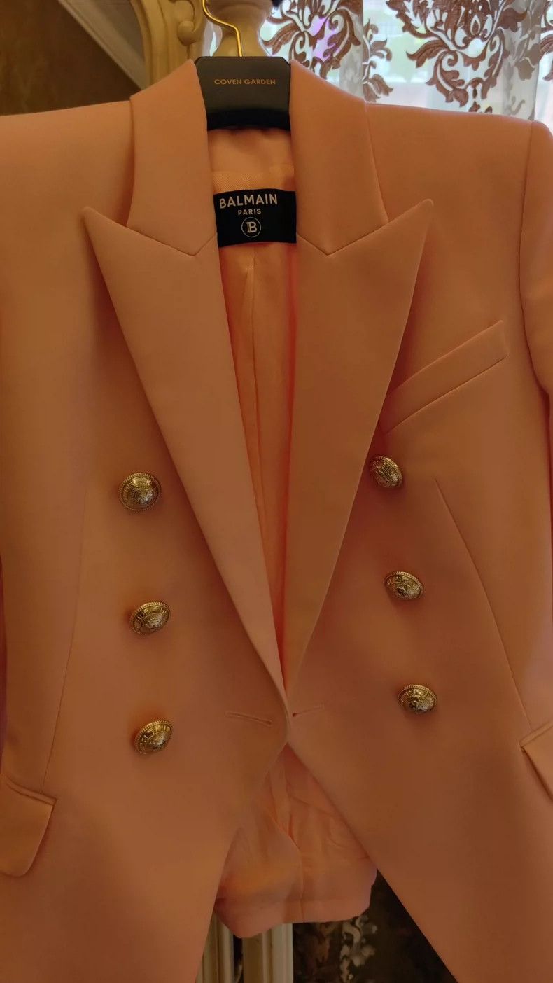 Balmain balmain double-breasted gold-button jacket-dmc Size US XS / EU 42 / 0 - 5 Thumbnail