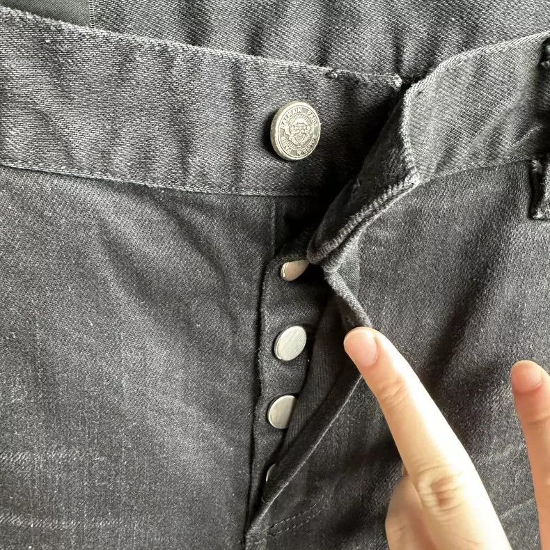 Balmain balmain black distressed denim jeans size 32-dmc Size US 32 / EU 48 - 4 Thumbnail