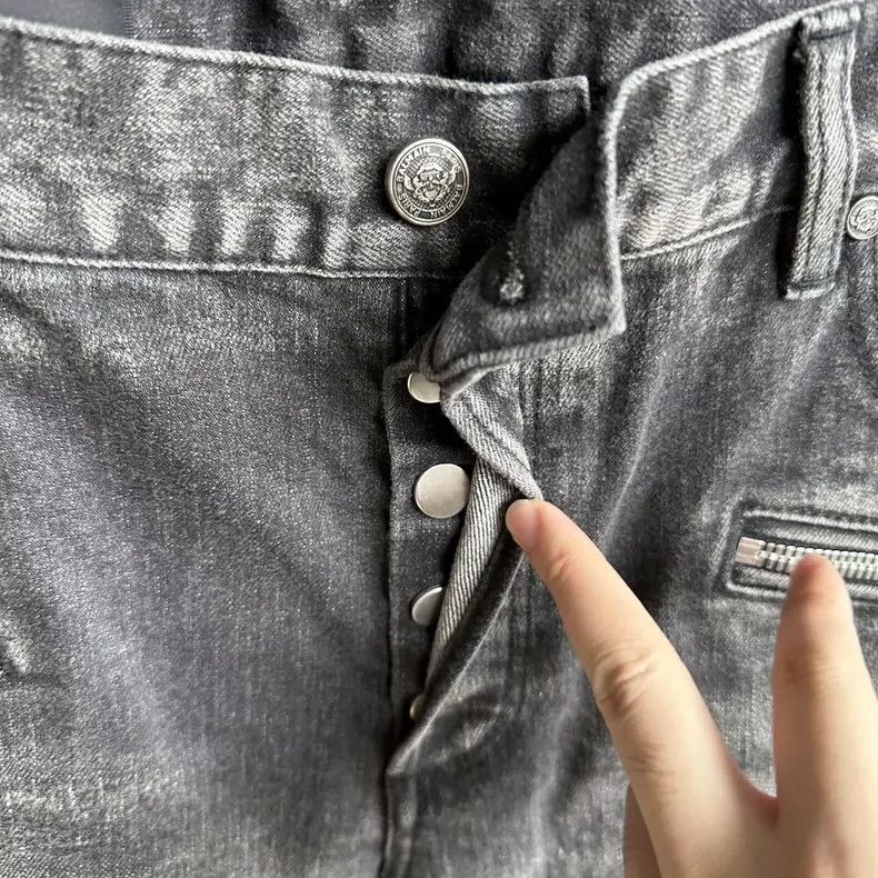 Balmain balmain black silver denim pants size 32-dmc Size US 32 / EU 48 - 4 Thumbnail