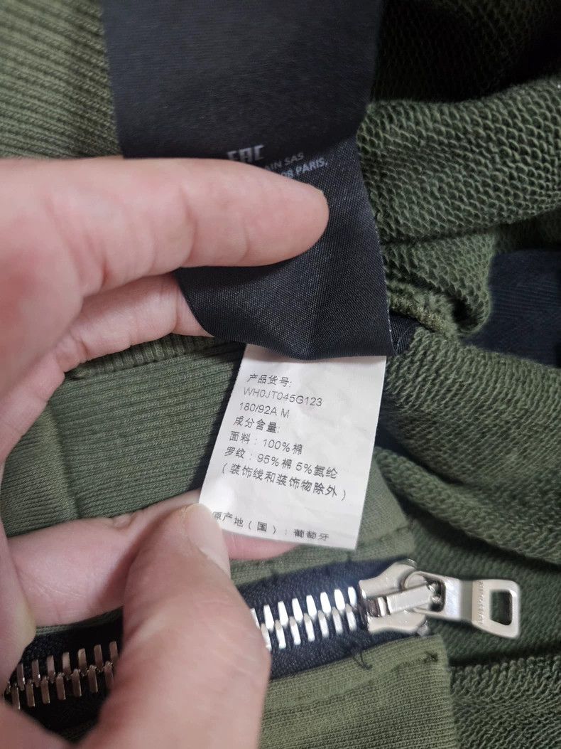 Balmain balmain green hooded sweatshirt with zipper-dmc Size US M / EU 48-50 / 2 - 8 Thumbnail