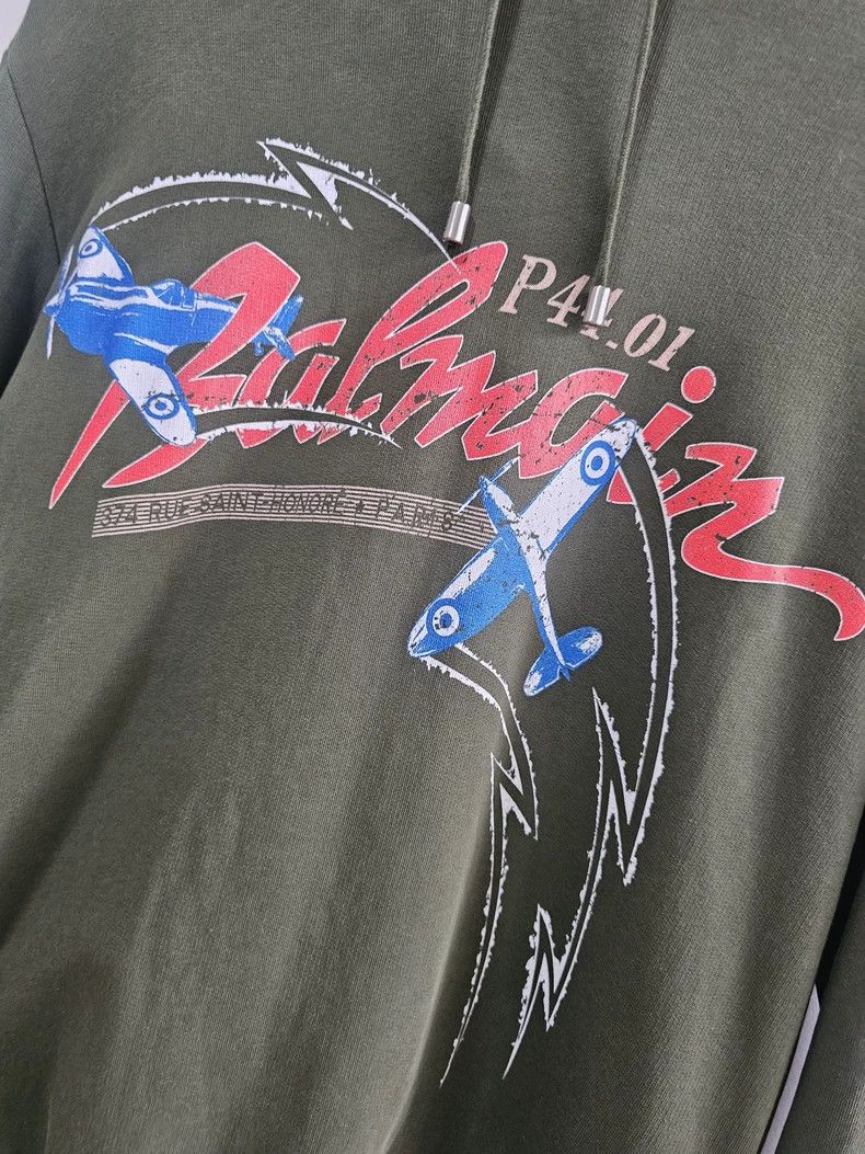 Balmain balmain green hooded sweatshirt with zipper-dmc Size US M / EU 48-50 / 2 - 2 Thumbnail