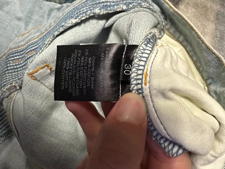 Balmain balmain light blue denim jeans for sale-dmc Size US 30 / EU 46 - 4 Thumbnail