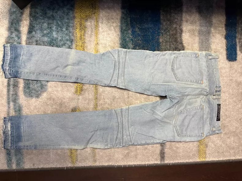 Balmain balmain light blue denim jeans for sale-dmc Size US 30 / EU 46 - 2 Thumbnail
