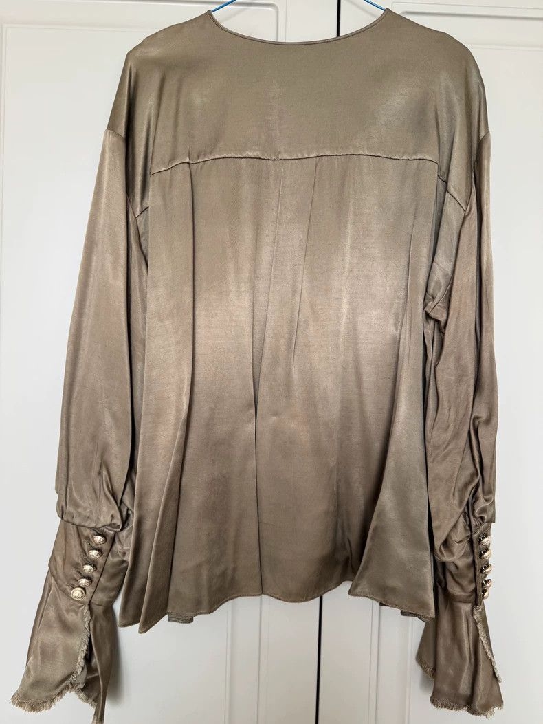 Balmain elegant balmain long sleeve shirt with buttons-dmc Size US S / EU 44-46 / 1 - 5 Thumbnail