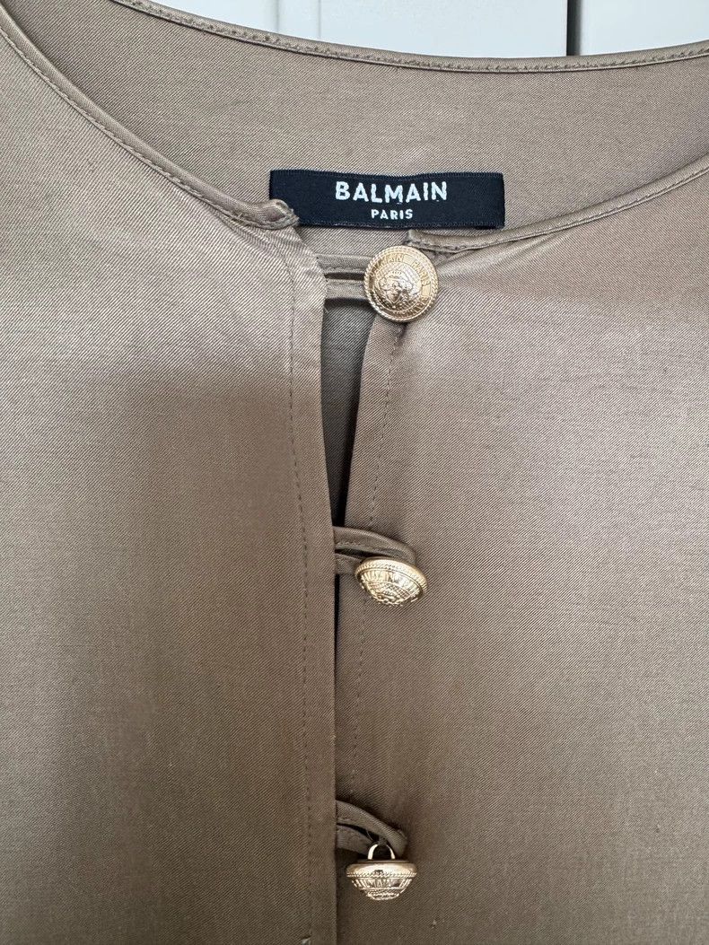 Balmain elegant balmain long sleeve shirt with buttons-dmc Size US S / EU 44-46 / 1 - 2 Thumbnail
