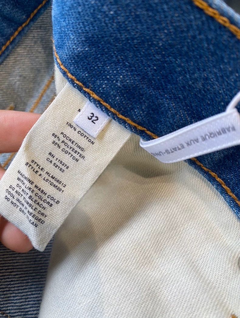 Helmut Lang helmut lang blue straight-leg denim pants-dmc Size US 32 / EU 48 - 5 Thumbnail