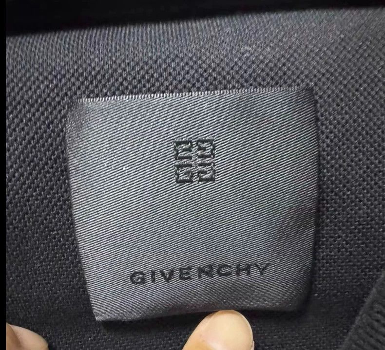 Givenchy givenchy black short sleeve polo shirt-dmc Size US M / EU 48-50 / 2 - 2 Thumbnail