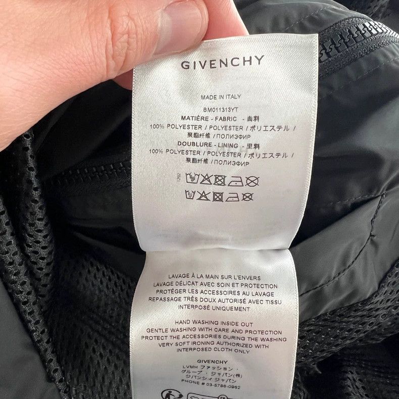 Givenchy Givenchy Black Print Zipper Windbreaker Jacket-dmc Size US L / EU 52-54 / 3 - 8 Thumbnail