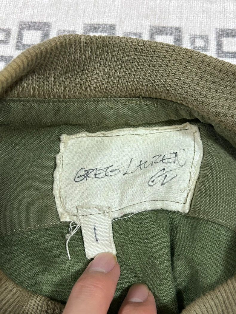 Greg Lauren greg lauren oversized green bomber jacket-dmc Size US L / EU 52-54 / 3 - 3 Thumbnail