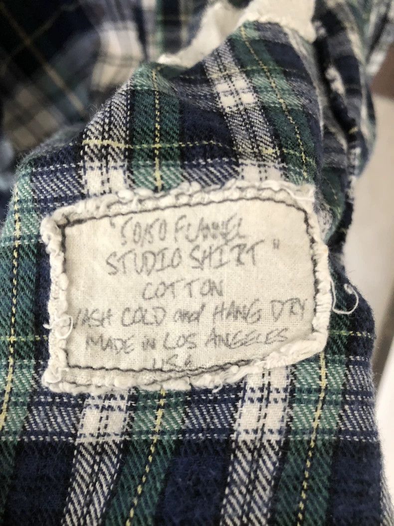 Greg Lauren greg lauren plaid patchwork shirt-dmc Size US M / EU 48-50 / 2 - 4 Thumbnail