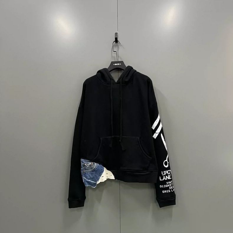greg lauren vintage deconstruction hooded sweatshirt-dmc