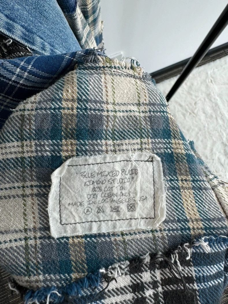 Greg Lauren greg lauren plaid denim robe shirt jacket-dmc Size US S / EU 44-46 / 1 - 4 Thumbnail