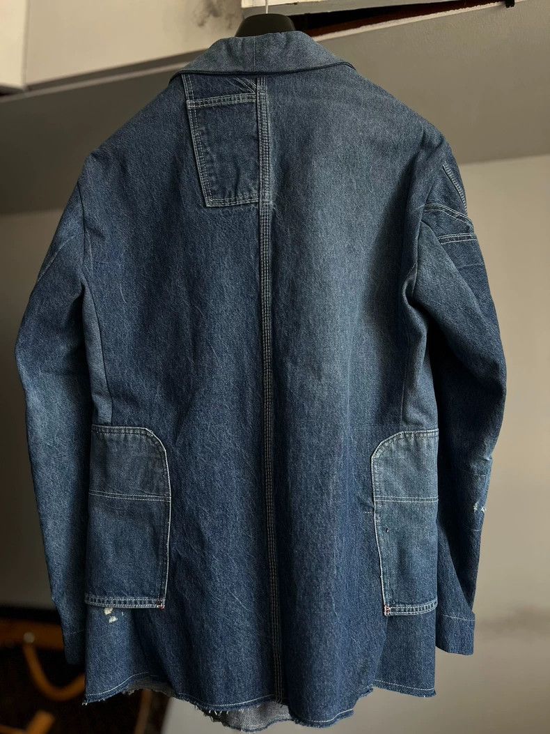 Greg Lauren unique greg lauren denim hunting jacket-dmc Size US M / EU 48-50 / 2 - 6 Thumbnail