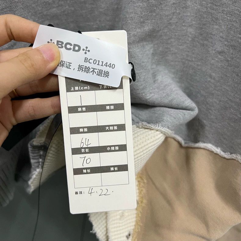 Greg Lauren gray color block hoodie-dmc Size US M / EU 48-50 / 2 - 6 Thumbnail