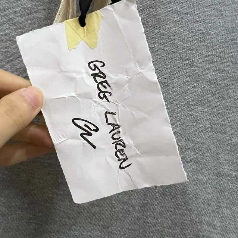 Greg Lauren gray color block hoodie-dmc Size US M / EU 48-50 / 2 - 3 Thumbnail