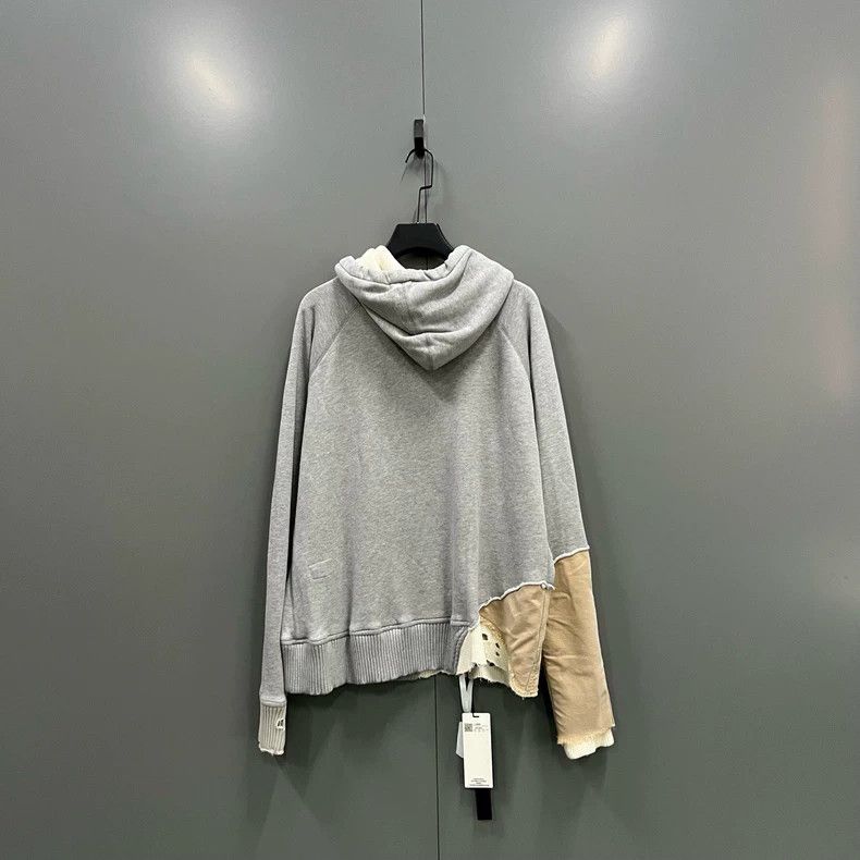 Greg Lauren gray color block hoodie-dmc Size US M / EU 48-50 / 2 - 4 Thumbnail