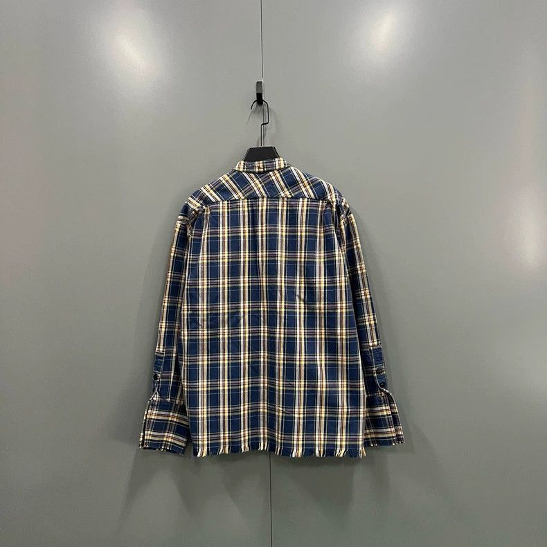Greg Lauren greg lauren plaid shirt with front pockets-dmc Size US M / EU 48-50 / 2 - 4 Thumbnail