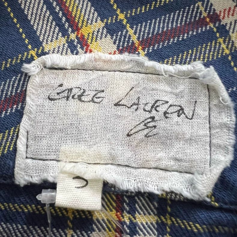 Greg Lauren greg lauren plaid shirt with front pockets-dmc Size US M / EU 48-50 / 2 - 2 Thumbnail