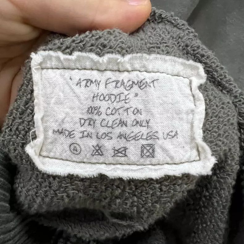 Greg Lauren greg lauren patchwork hoodie in olive green-dmc Size US M / EU 48-50 / 2 - 3 Thumbnail