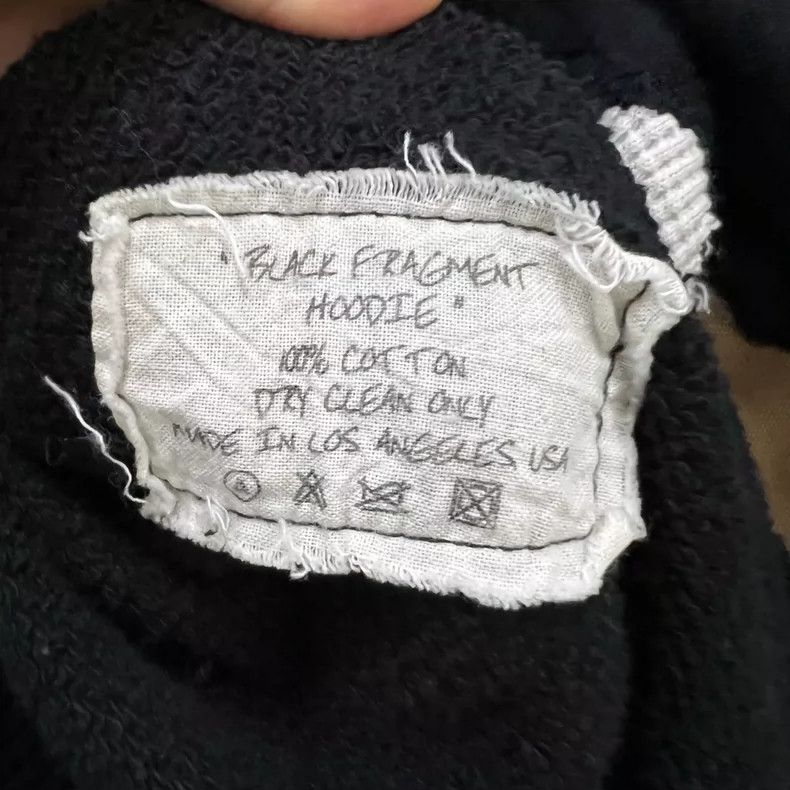 Greg Lauren greg lauren black patchwork hoodie-dmc Size US M / EU 48-50 / 2 - 3 Thumbnail