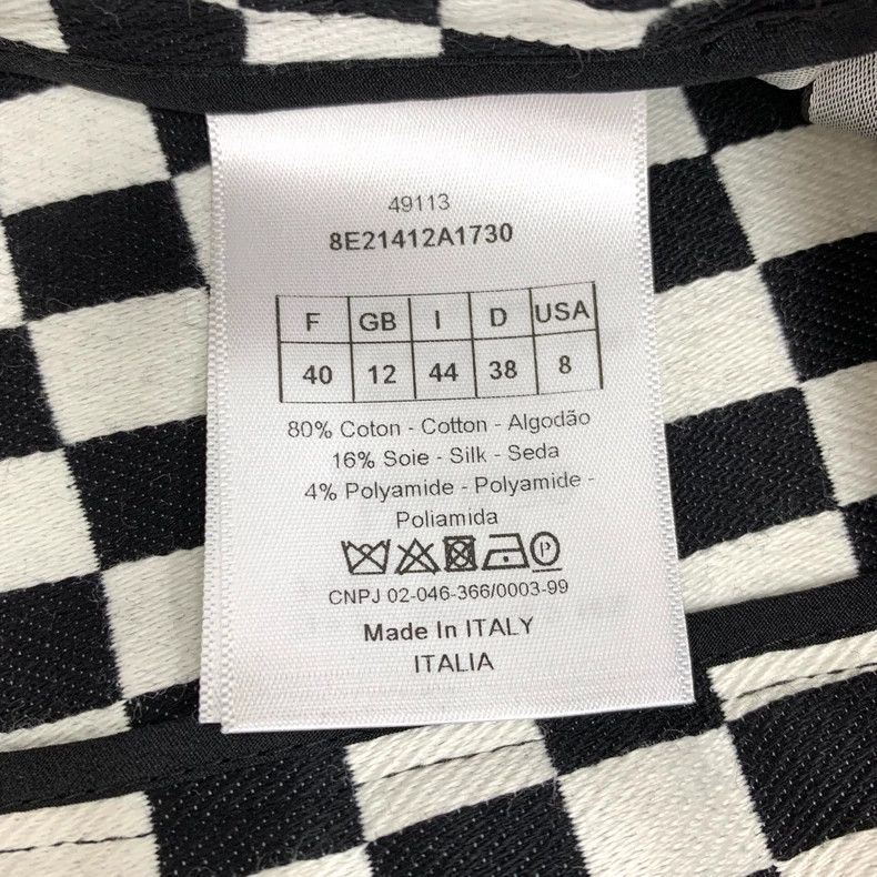 Dior christian dior black and white checkered shorts-dmc Size US 31 - 6 Thumbnail