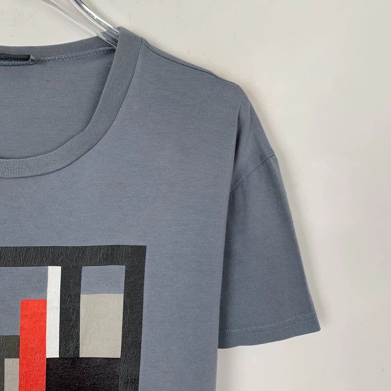 Dior dior gray-blue printed cotton t-shirt-dmc Size US M / EU 48-50 / 2 - 3 Thumbnail