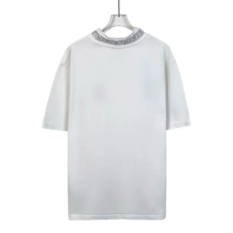 Dior white cotton graphic t-shirt with logo-dmc Size US XS / EU 42 / 0 - 2 Thumbnail