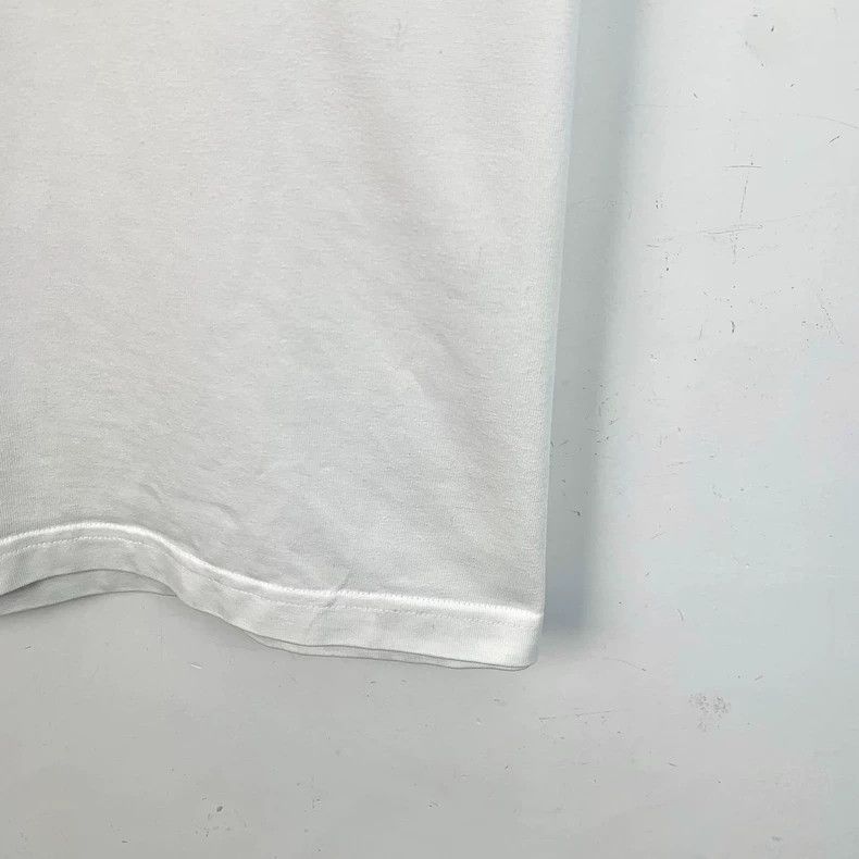 Dior white cotton graphic t-shirt with logo-dmc Size US XS / EU 42 / 0 - 4 Thumbnail