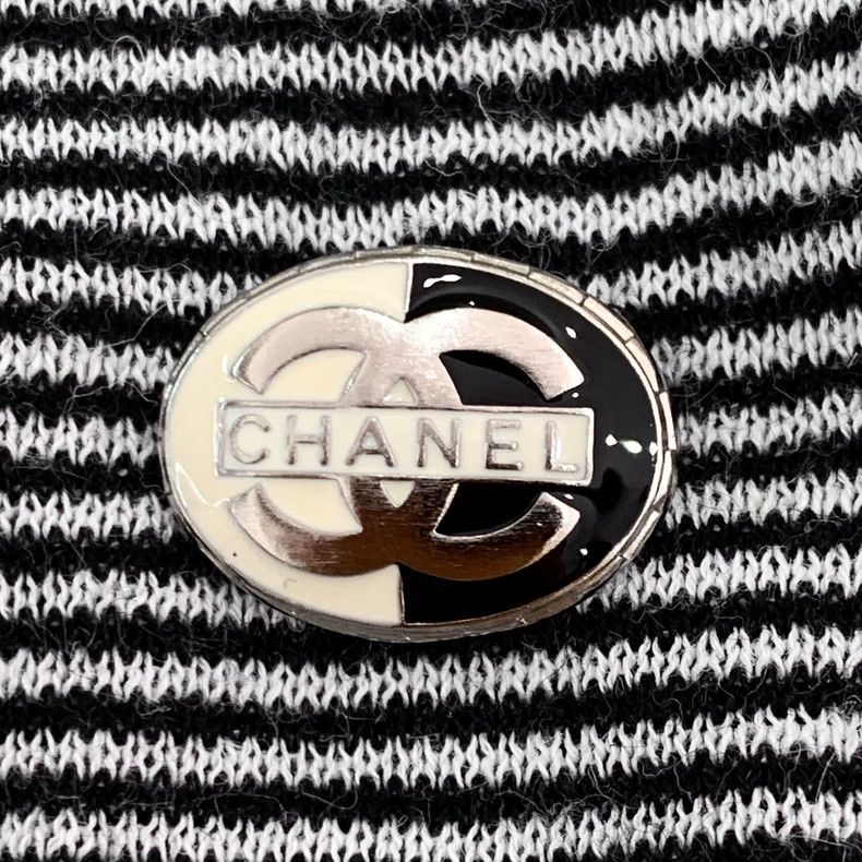 Chanel Chanel Black and White Striped Sleeveless Top-dmc Size XS / US 0-2 / IT 36-38 - 5 Thumbnail