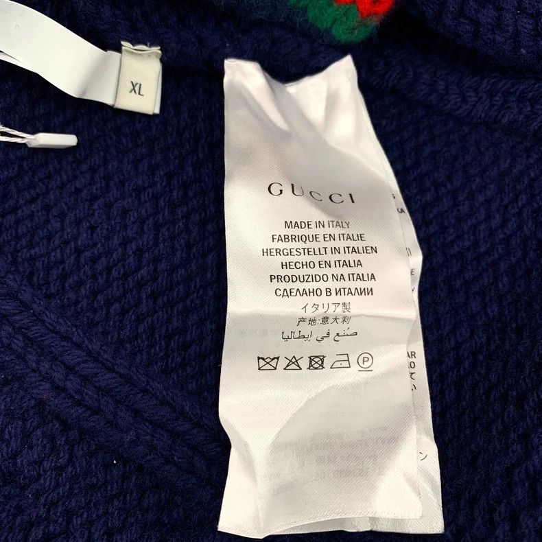 Gucci Gucci Blue Wool Knit Cardigan Sweater-dmc Size US XS / EU 42 / 0 - 7 Thumbnail