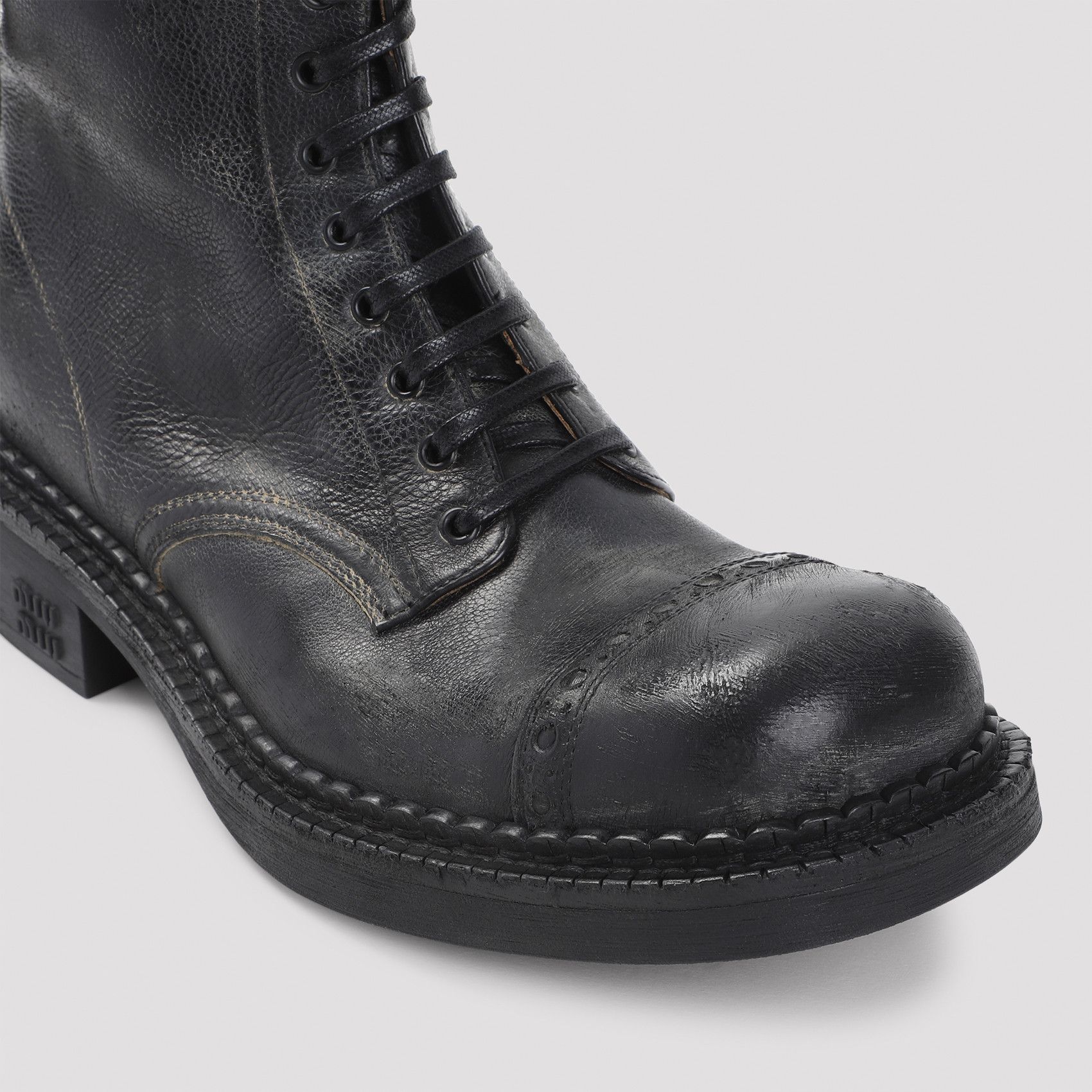 Miu Miu Miu Miu Laced Ankle Boots Size US 10 / IT 40 - 4 Thumbnail