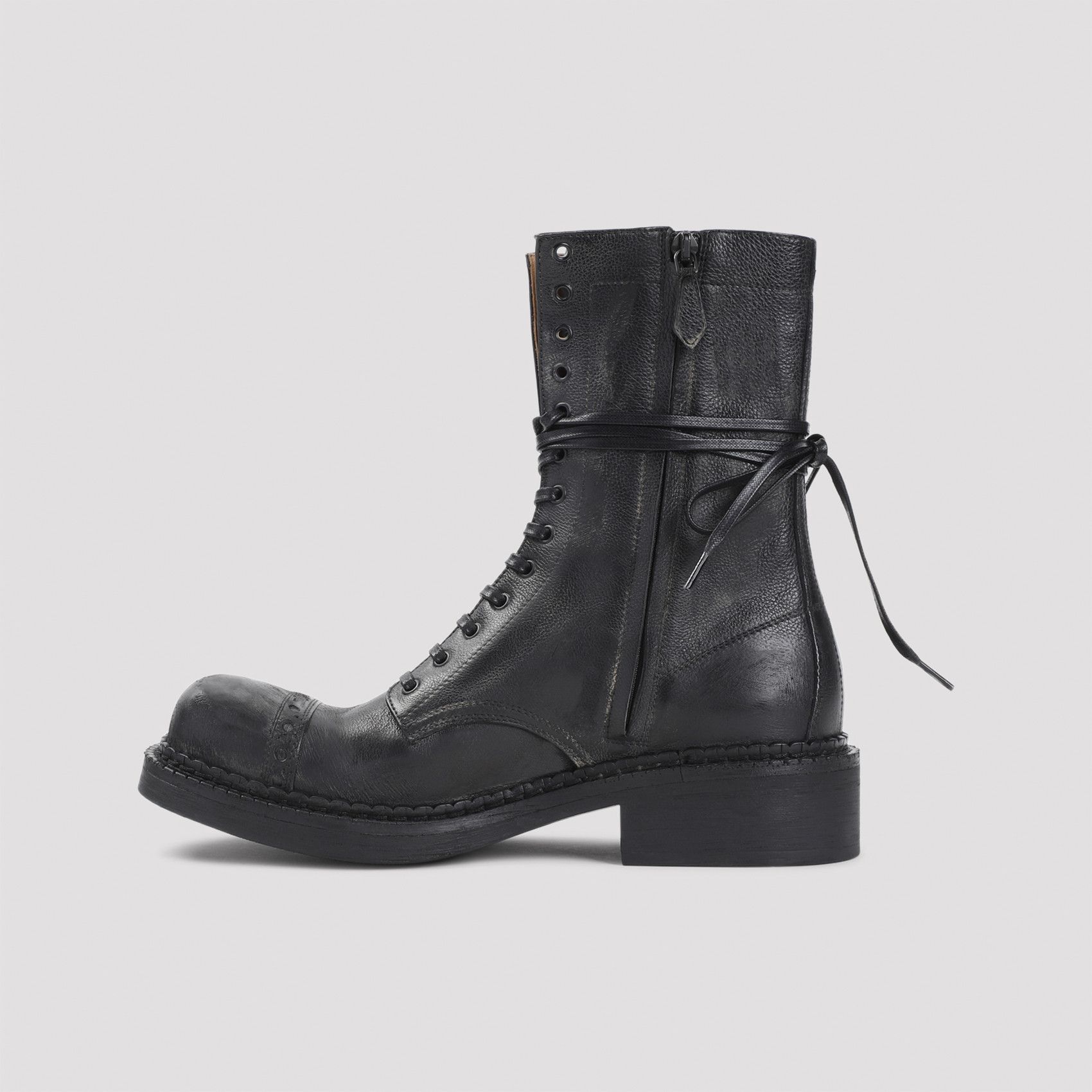 Miu Miu Miu Miu Laced Ankle Boots Size US 10 / IT 40 - 2 Thumbnail