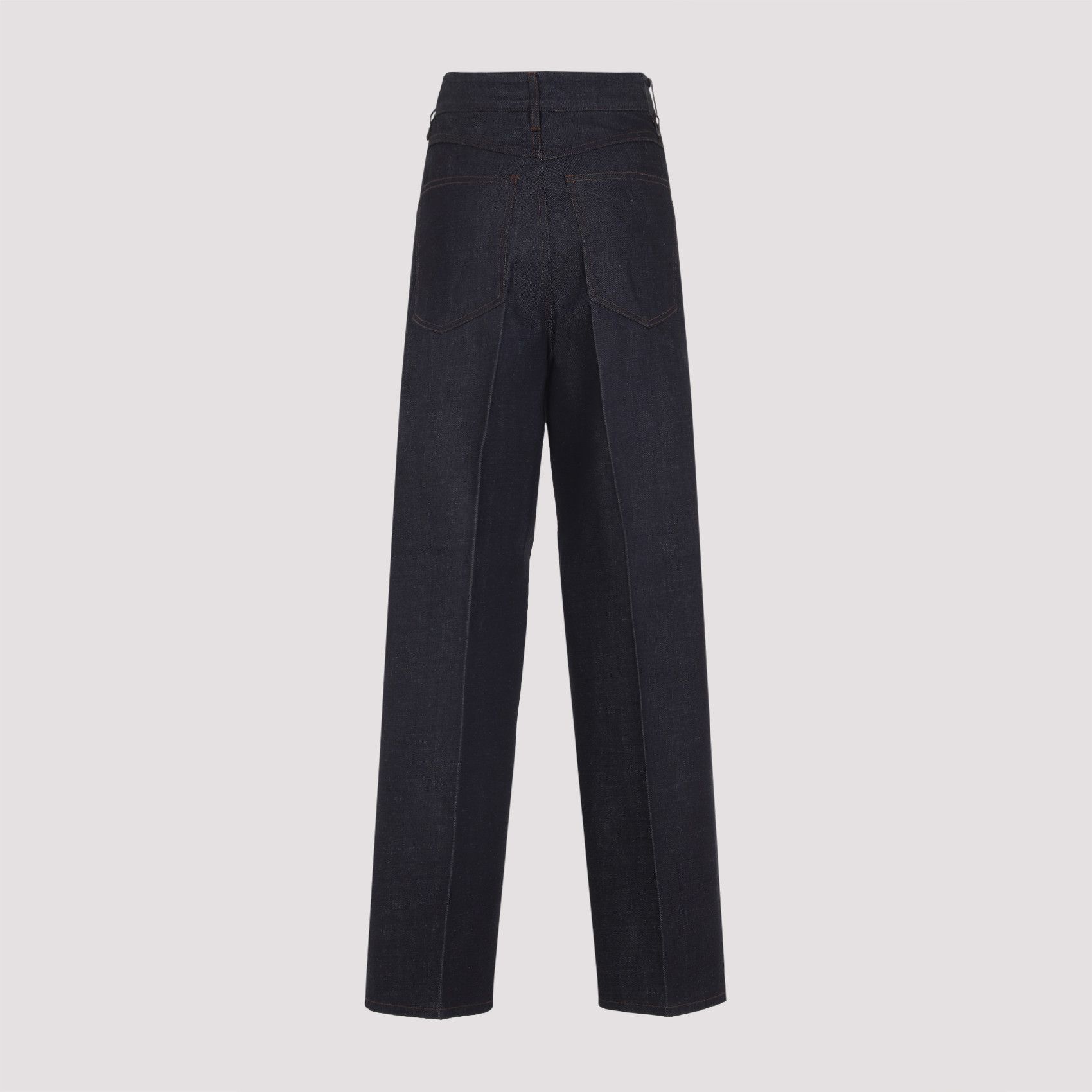 Carven Carven Wide Leg Jeans Size 27" / US 4 / IT 40 - 2 Thumbnail