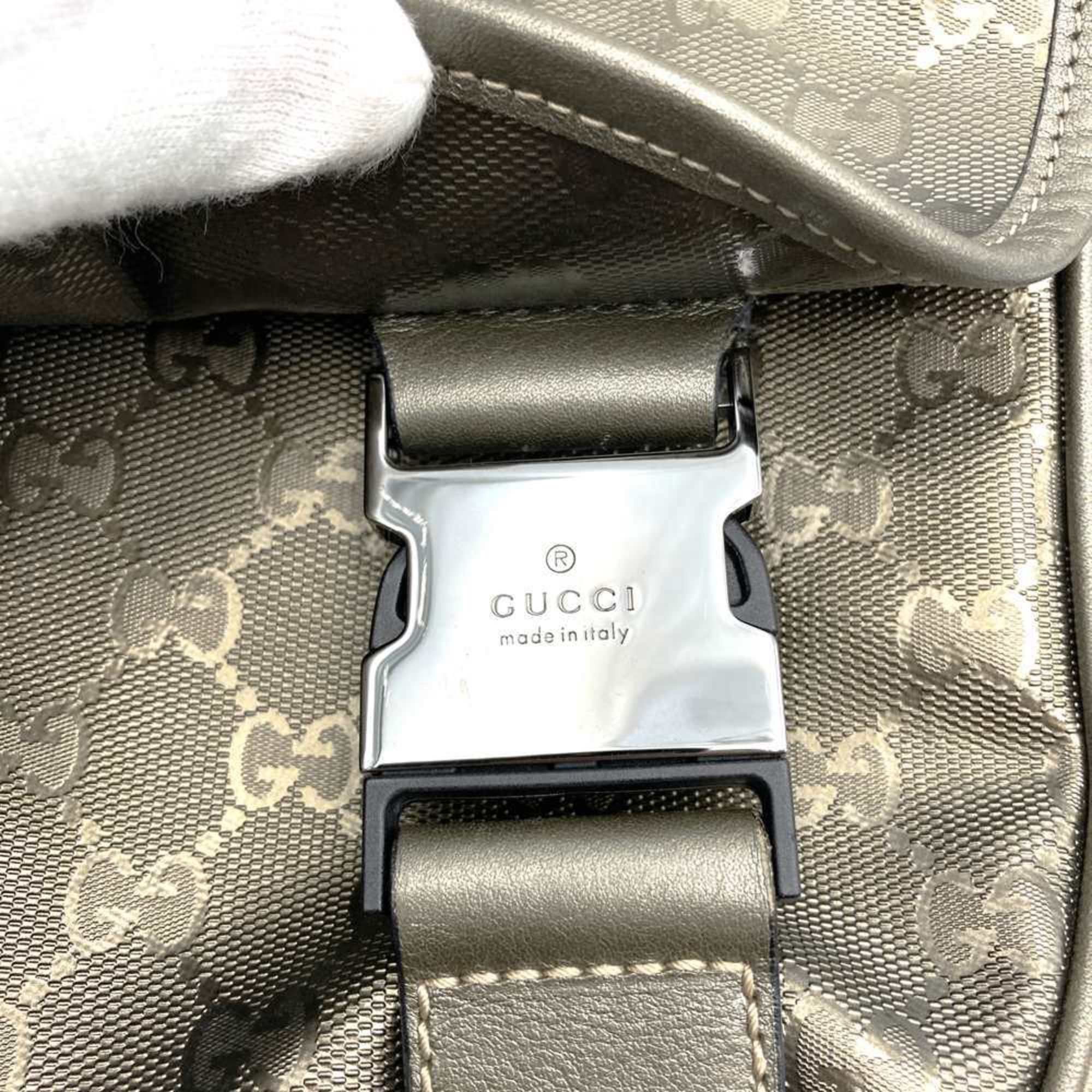 Gucci GUCCI 201732 Shoulder Bag GG Imprime Crossbody Brown Metallic Women's Size ONE SIZE - 12 Thumbnail