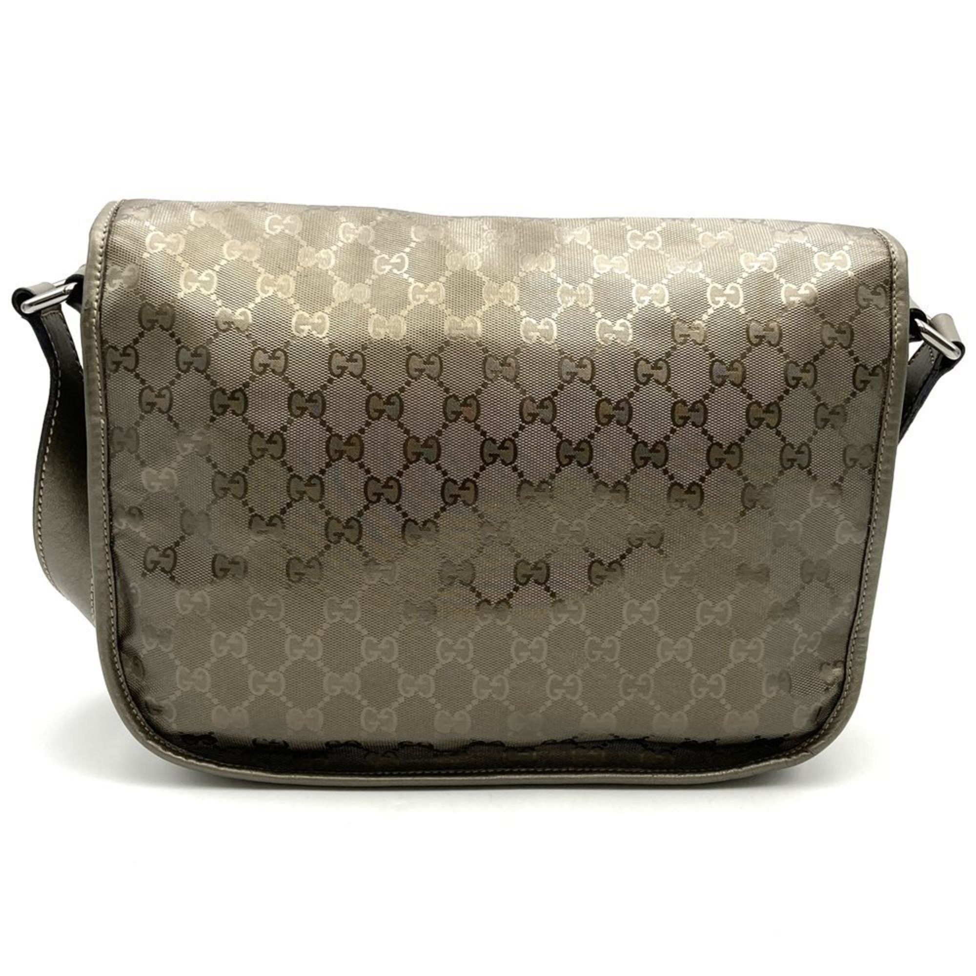 Gucci GUCCI 201732 Shoulder Bag GG Imprime Crossbody Brown Metallic Women's Size ONE SIZE - 8 Thumbnail